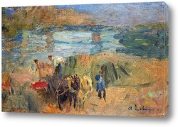  Картина Картер вдоль Сены