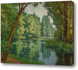  Картина Озеро с кувшинками