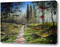   Картина Осенний лес