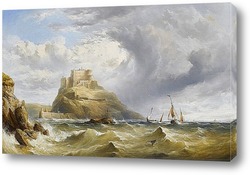   Картина Замок Джерси на горе
