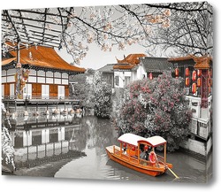   Постер Пруд Хейан-Храм. Япония