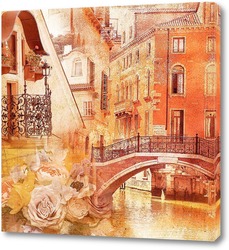   Постер Венеция ретро
