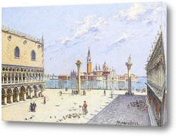   Постер Ла Пиаццетта.Палаццо Дуцале.Венеция