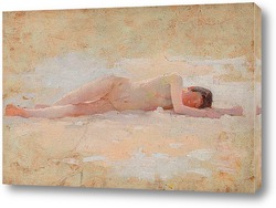   Постер Спящая обнаженная, около 1890-1900