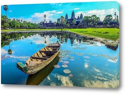   Постер Ангкор Ват. Камбоджа.