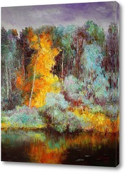   Постер Осенний лес