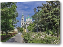   Постер Соборная колокольня с Пречистинскими воротами. Астраханский кремль.