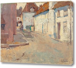   Картина Послеобеденные тени, на тихой улице, Франция