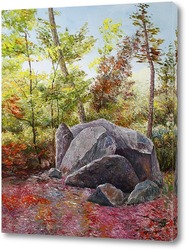   Постер Пейзаж с камнями