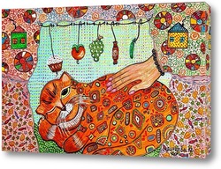  Сиреневый кот, Оранжевая дама