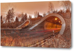   Постер Дорога в тунель