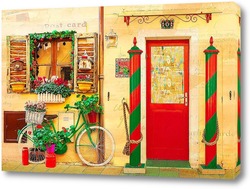   Постер Красочный Бурано, Италия