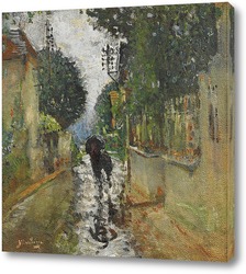   Картина Улица под дождем
