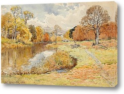   Картина Осенний поток, 1888
