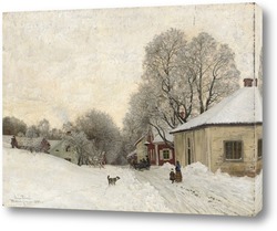   Картина Зимняя дорога