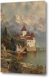   Постер Замок Шильон, Швейцария, 1897