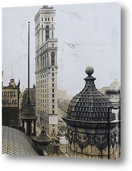   Постер <Таймс билдинг>,Нью-Йорк,1906г.