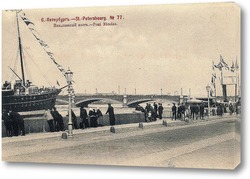   Постер Английская набережная и Николаевский мост 1903