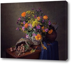  Натюрморт с букетом цветов