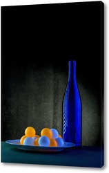   Постер Натюрморт с синей бутылкой