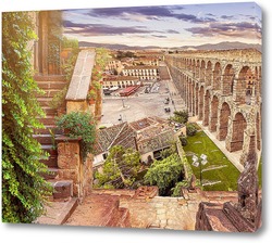    Древний акведук в Испании