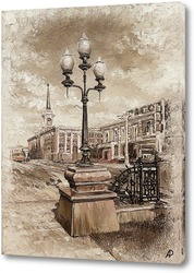   Картина Екатеринбург, вид на Администрацию города