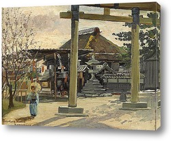   Постер Придорожная таверна, Камакура, Япония, 1895