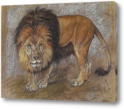   Картина Шагающий лев