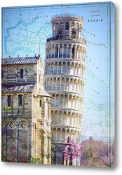   Постер Пизанская башня