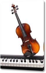   Постер Клавиши и скрипка
