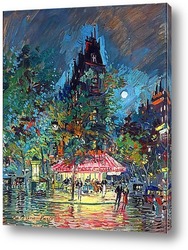   Картина Ночной Париж