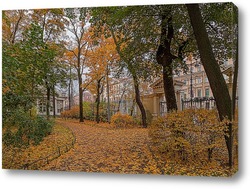   Постер Сад Аничкова дворца Санкт-Петербург