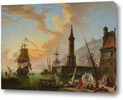   Постер Морской порт