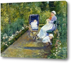   Постер Дети в саду
