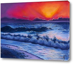   Картина Морской закат