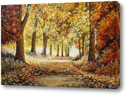   Картина Осенняя дорога