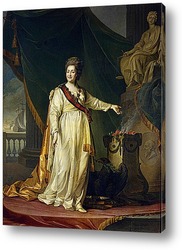   Постер Екатерина II - законодательница в храме богини Правосудия