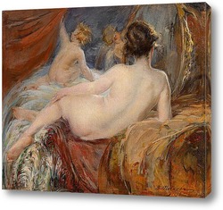   Постер Венера перед зеркалом