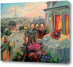   Картина Вдвоем в Париже