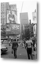   Постер Рекламный щит на Таймс сквер,1982г.