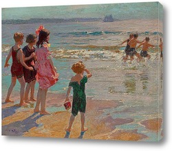   Картина Дети на берегу
