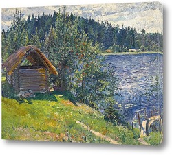   Картина У озера, 1935