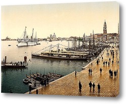  Гавань, Сан-Себастьян, Испания. 1890-1900 гг