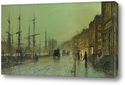   Картина Глазго доки 1881