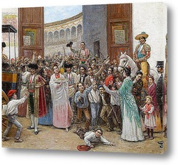   Картина Триумфальный выход из арены Маэстранца в Севилье
