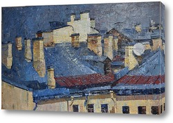  Картина Крыши Санкт-Петербурга