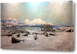   Картина Зима в Лофотене