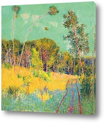   Картина Поляна в лесу