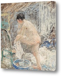   Постер Женщина в ванной
