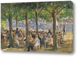   Картина Местный сад Гавел под деревьями
